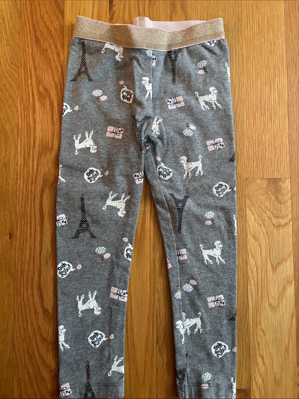 3T Carter’s Paris Poodle Leggings